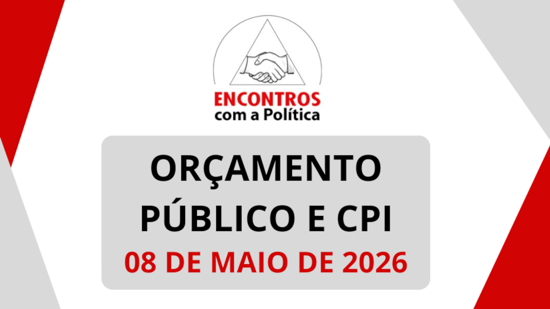 Orçamento Público e CPI