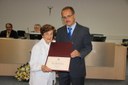 Ver. Jonei L. Eiras e sua homenageada, Sra Arlete de Magalhães Bernardo
