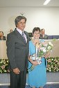 Vereador Joaquim S. Alves e sua homenageada Sra Julieta Rocha Lopes