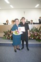 Vereadora Mª Cecília Figueiredo Opípari e a homenageada Irmâ Iraci Bezerra
