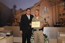 Ver. Flávio H. Faria entrega diploma ao 3º Sgto Elizeu Felipe dos Santos Souza
