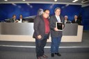 Ver. Antônio Carlos Pereira recebe a Bíblia Comemorativa pelos 500 anos da Reforma Protestante, ofertada ao Poder Legislativo.
