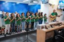 Grupo de flautas da Escola Municipal João Pinheiro