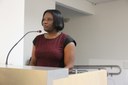 Pronunciamento da Sra. Lúcia Vera de Lima representando o Centro Cultural Afro-Brasileiro-Chico Rei