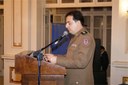 Pronunciamento do Ten. Cel. Frederico Antônio de LIma, representante dos homenageados
