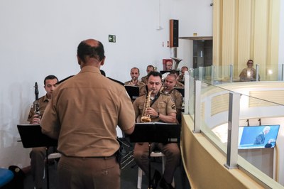 Apresentação da Banda do 29º Batalhão da PMMG.