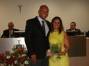 Prefeito eleito Sr. Eloísio do Carmo Lourenço e sua esposa