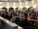 Vereadores e público presente
