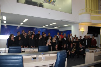 Solenidade de homenagem à Orquestra Sinfônica de Poços de Caldas-2016