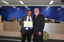 Ver. Paulo Tadeu S. D'Arcádia homenageia o ex-secretário municipal de serviços públicos Jo?e Muniz Alves
