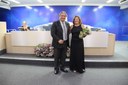 Ver. Antônio Carlos Pereira e Sra Luzia T. Martins, Secretária de Promoção Social, representando o Poder Executivo