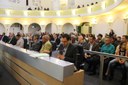 Vereadores e público presente