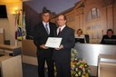 Ver. Joaquim S. Alves e Sr. Cléber de Oliveira Marques,1º secretário do IESJE
