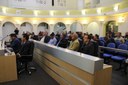 Vereadores e público presente