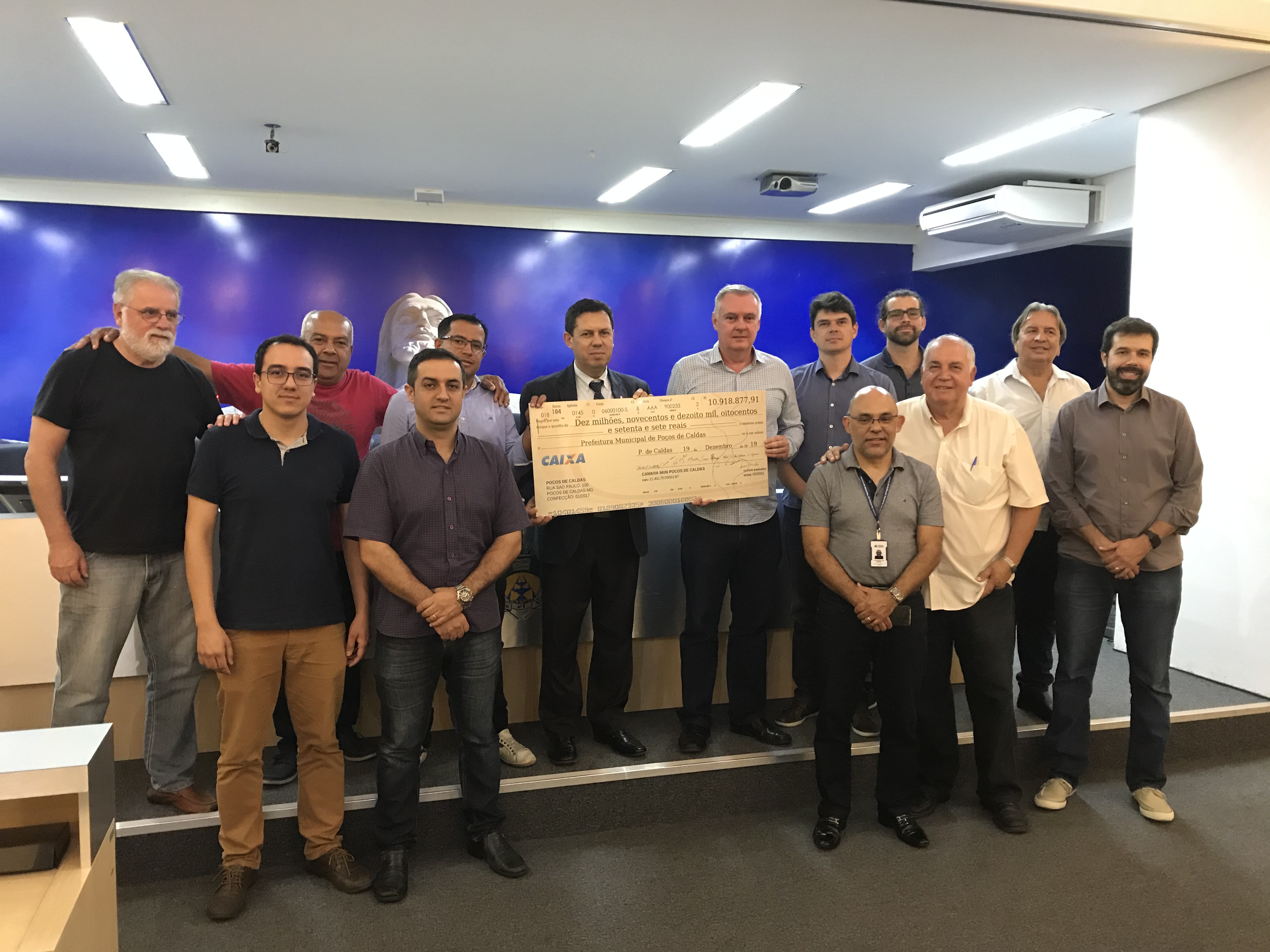 Câmara devolve mais de R$ 10 milhões ao Executivo em 2019