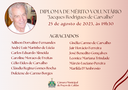 Câmara fará entrega do Diploma Jacques Rodrigues de Carvalho