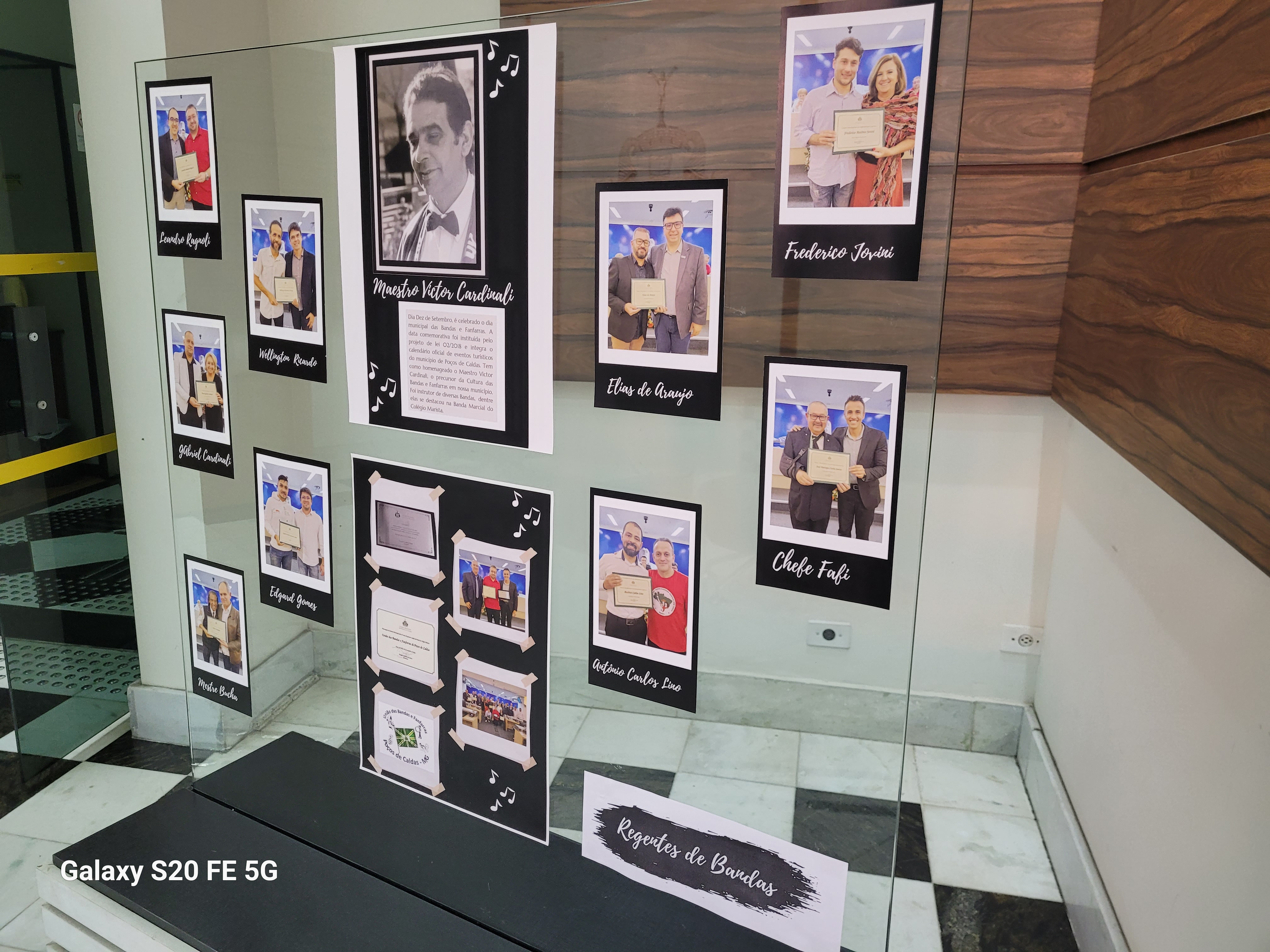 Câmara recebe exposição em homenagem ao Dia Municipal das Bandas e Fanfarras