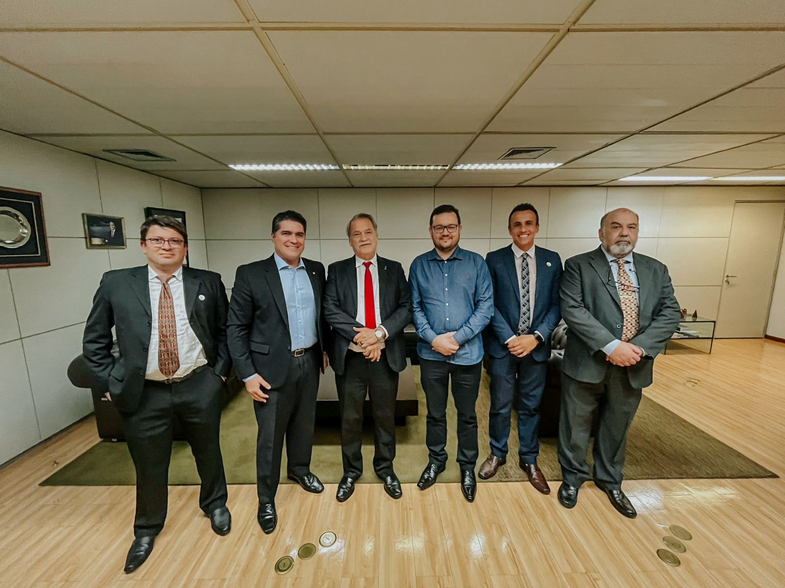 Dofu e Flavinho participam de reunião no TCE e acompanham denúncias feitas pela Câmara nos últimos anos