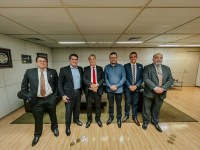 Dofu e Flavinho participam de reunião no TCE e acompanham denúncias feitas pela Câmara nos últimos anos