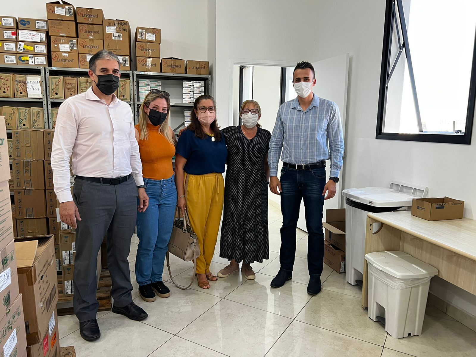 Douglas Dofu conhece iniciativas na área da saúde