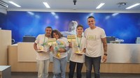 Dupla da Escola Estadual Doutor João Eugênio vence a Gincana do Saber na Câmara de Poços