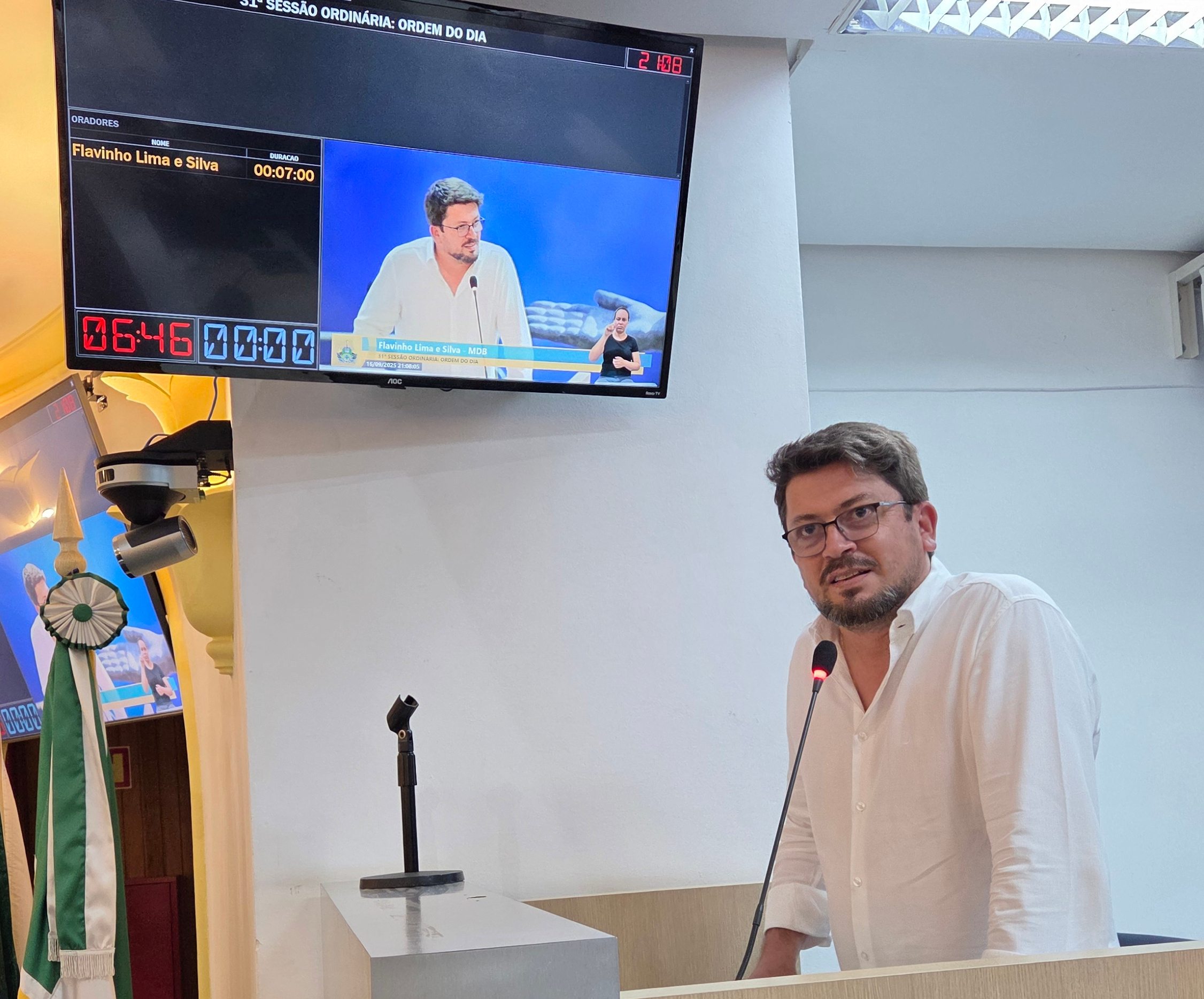 Flavinho pede intervenções no trânsito da Coronel Virgílio Silva