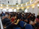 Lançamento do Parlamento Jovem reúne estudantes de nove escolas de Poços