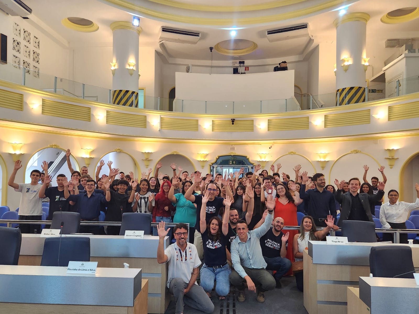 Lançamento e primeira oficina de formação política marcam início do Parlamento Jovem 2025