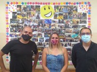 Lucas Arruda visita Associação Criança Feliz