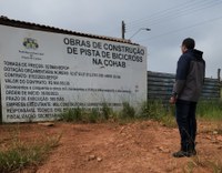 Marcos Sansão cobra respostas sobre atraso na obra da pista de BMX