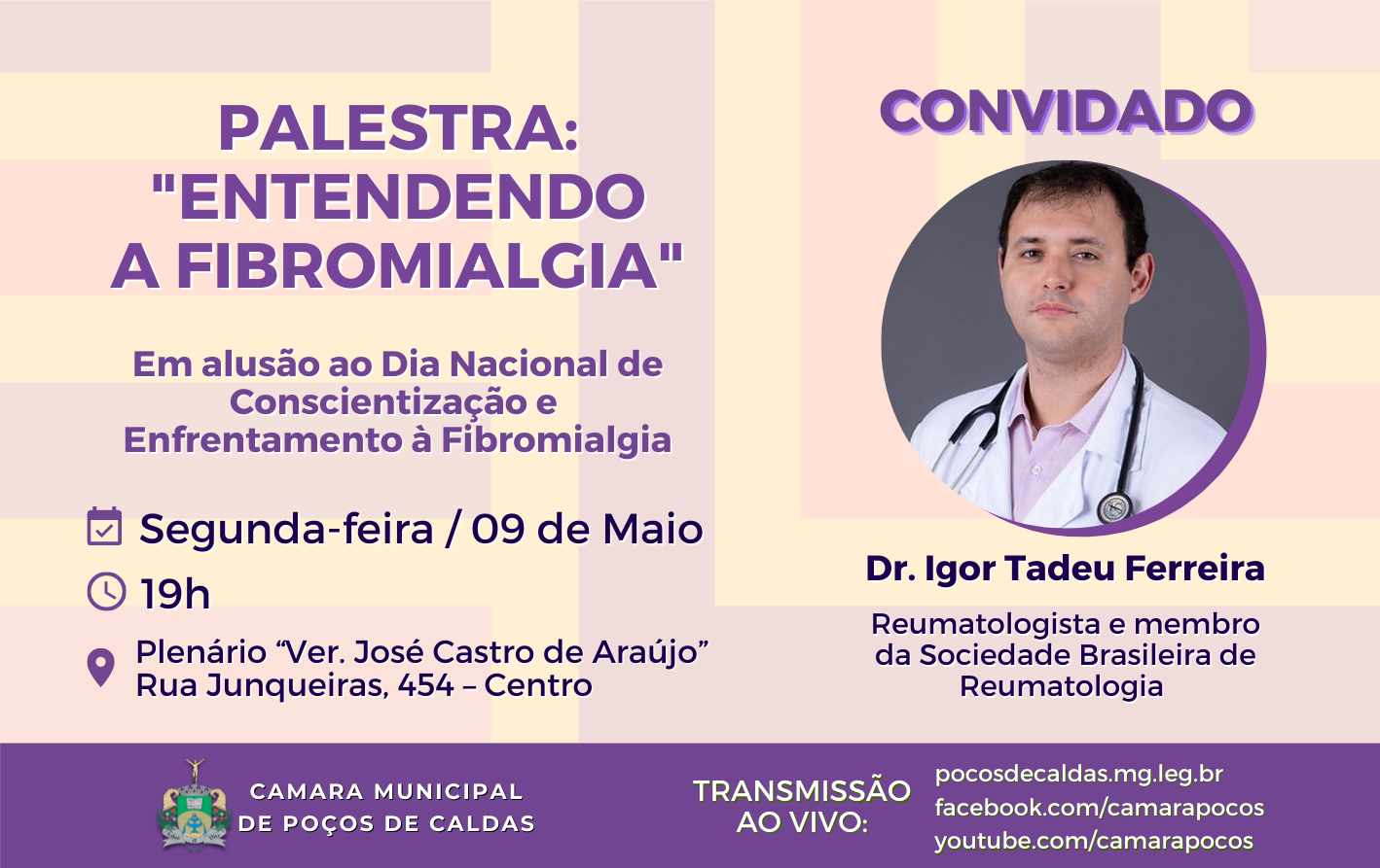 Palestra “Entendendo a Fibromialgia” acontece na segunda-feira