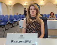 Pastora Mel propõe criação da Campanha Laço Branco em Poços de Caldas