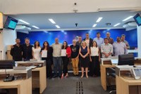 Paulista homenageia organizadores e participantes do Festival de Cantores e Cantoras do CAIC